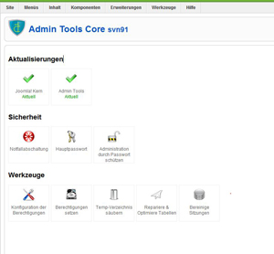Admin Tools von Akkeba